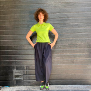 Straight cut banana trousers pattern