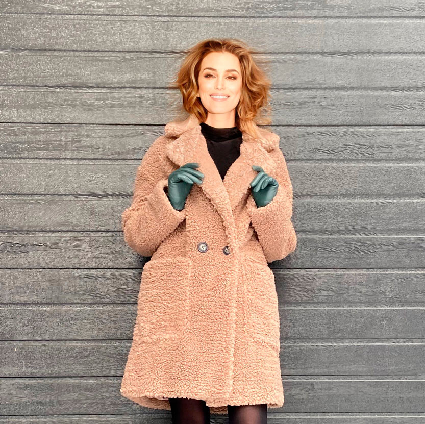 Double-breasted fur jacket pattern 12,00 $