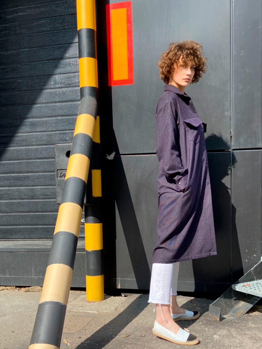 00903 Summer coat pattern — изображение 4