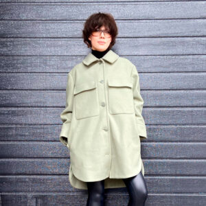 The pattern shirt jacket
