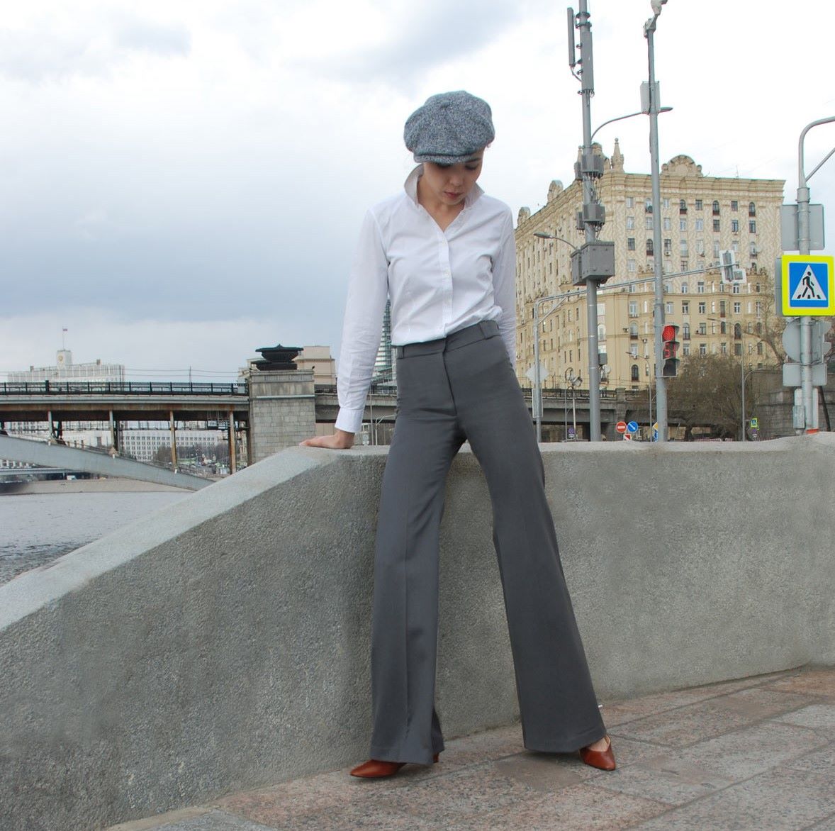 0414 Flared trousers pattern — изображение 10