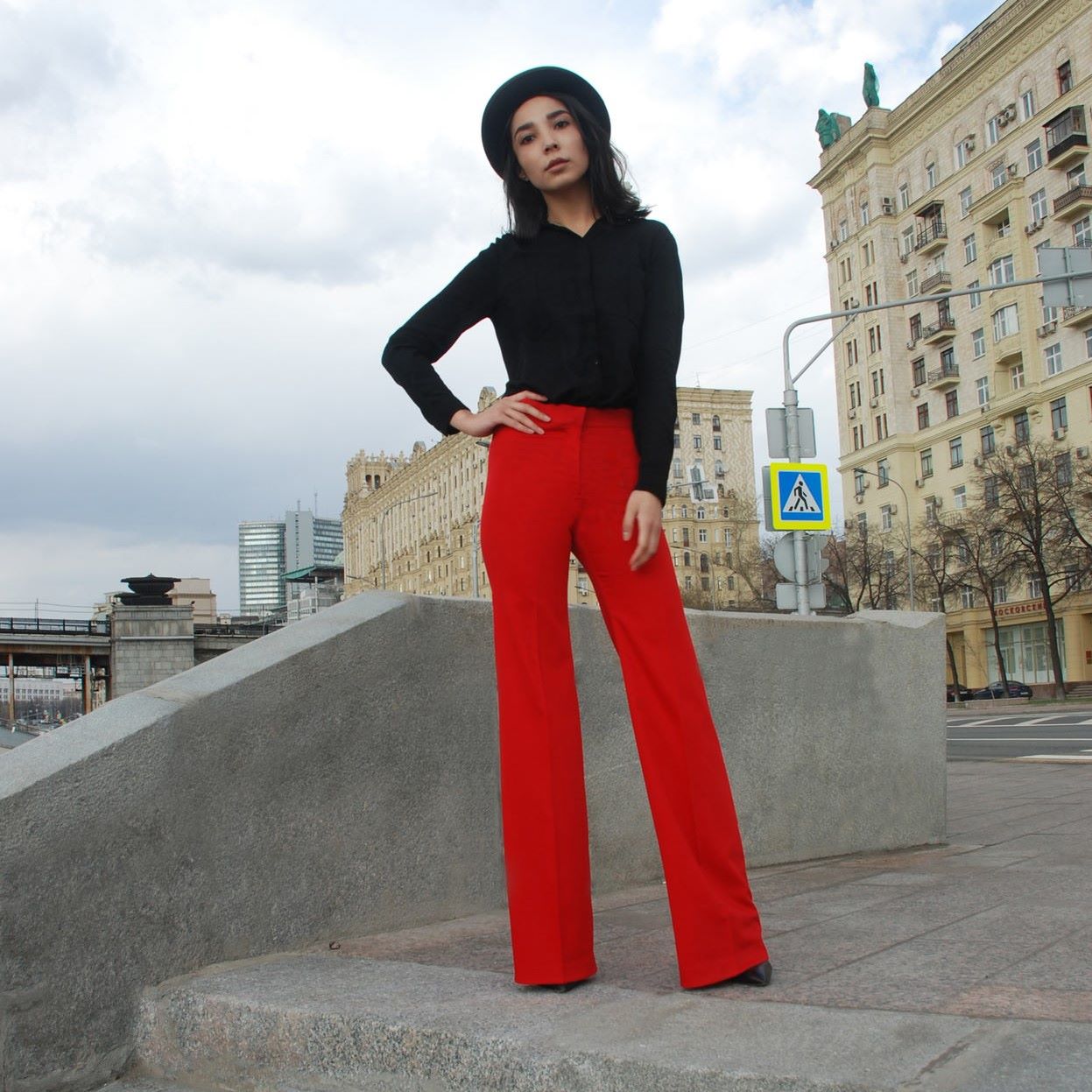 0414 Flared trousers pattern — изображение 4