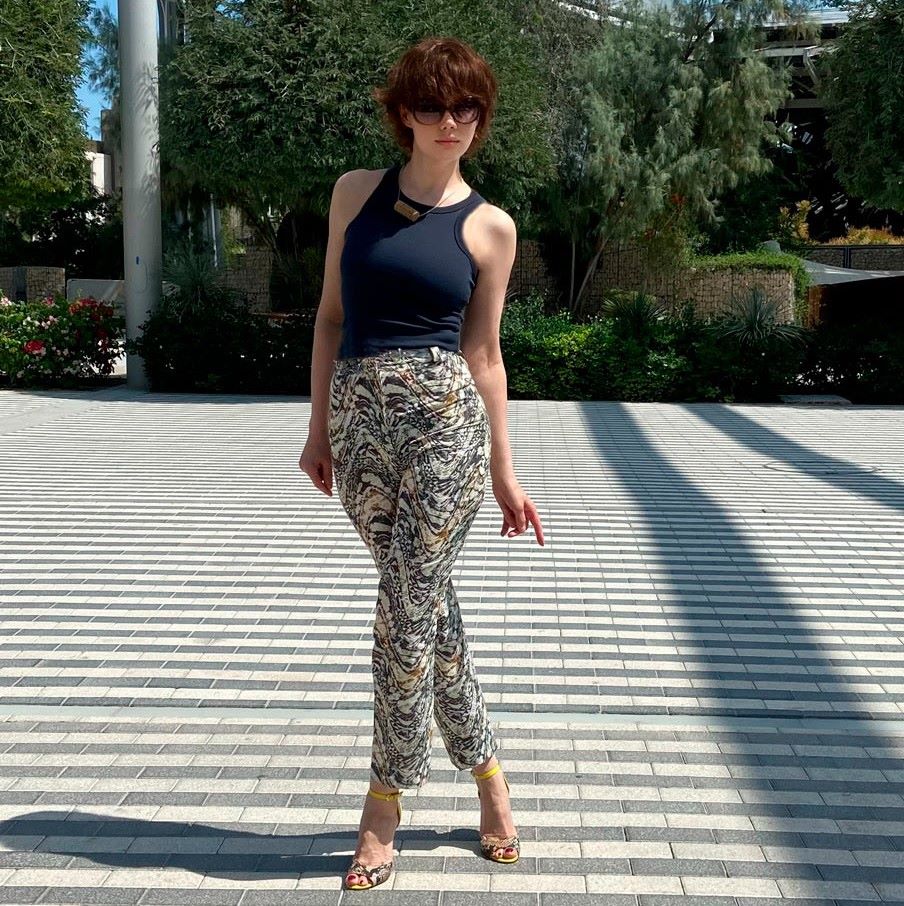 0419 The pattern of trousers of moderate volume, straight silhouette — изображение 3