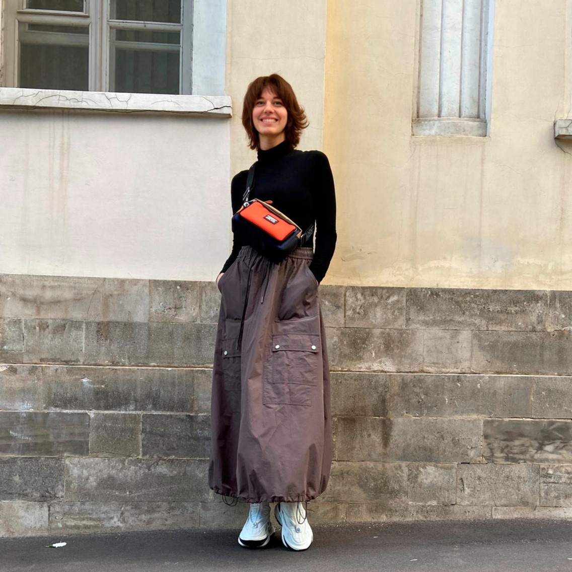 0201 Midi skirt pattern with elastic band — изображение 3
