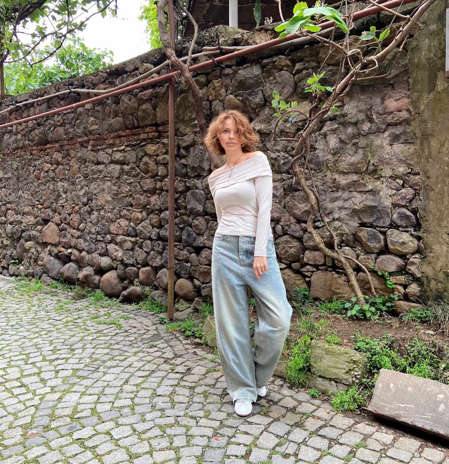 0306 Blouse pattern with off-the-shoulder — изображение 11