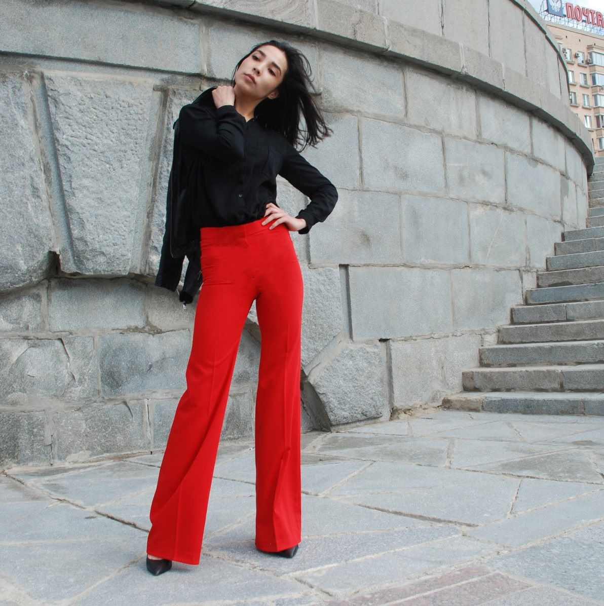 0414 Flared trousers pattern — изображение 3