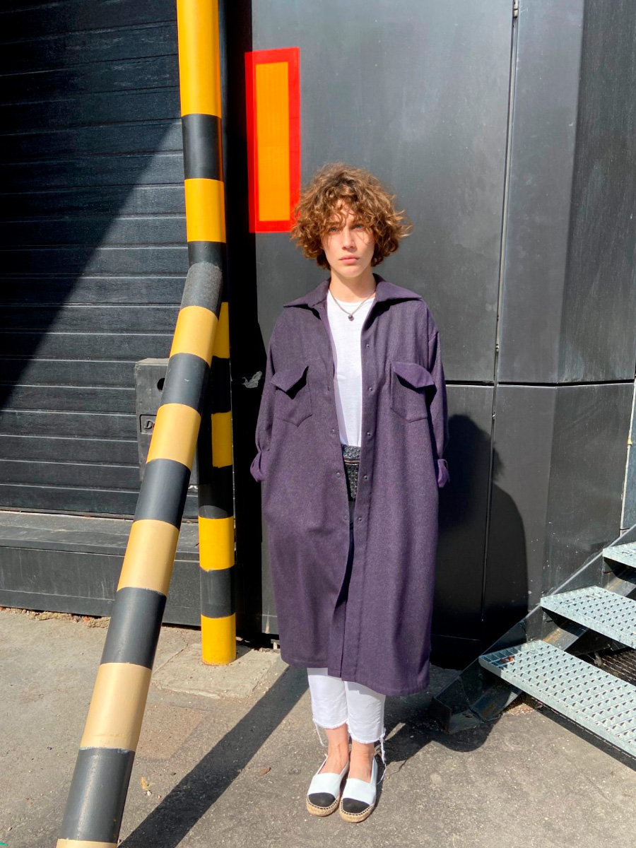 00903 Summer coat pattern — изображение 3