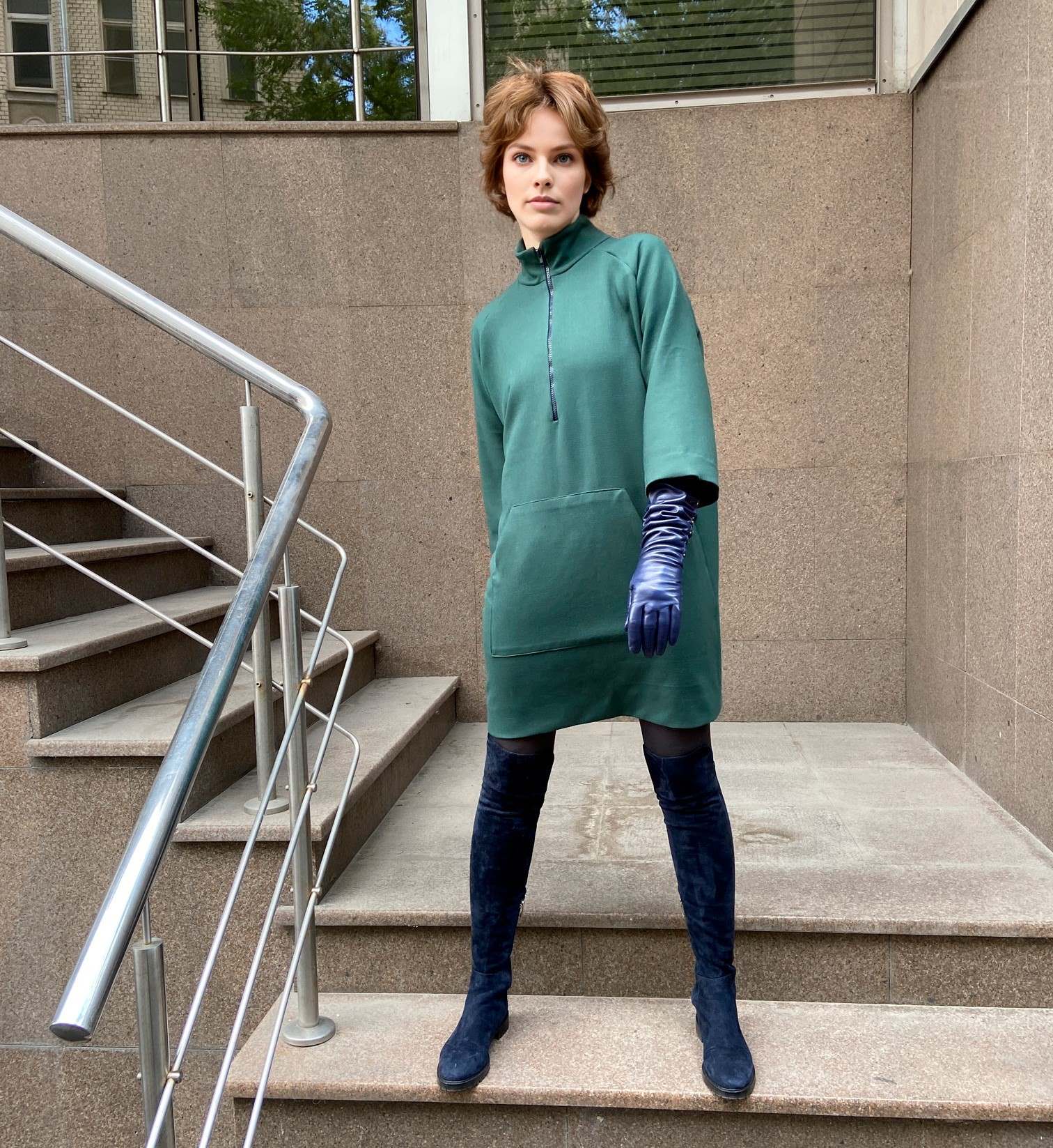 0123 Tunic Dress Pattern — изображение 4
