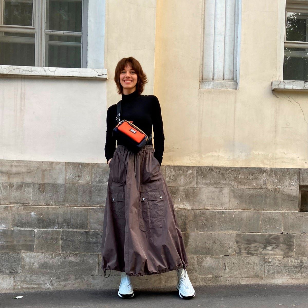 0201 Midi skirt pattern with elastic band — изображение 5