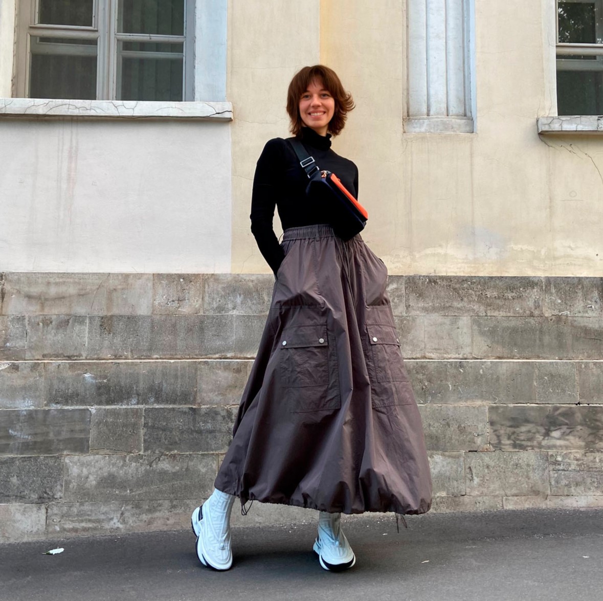 0201 Midi skirt pattern with elastic band — изображение 6