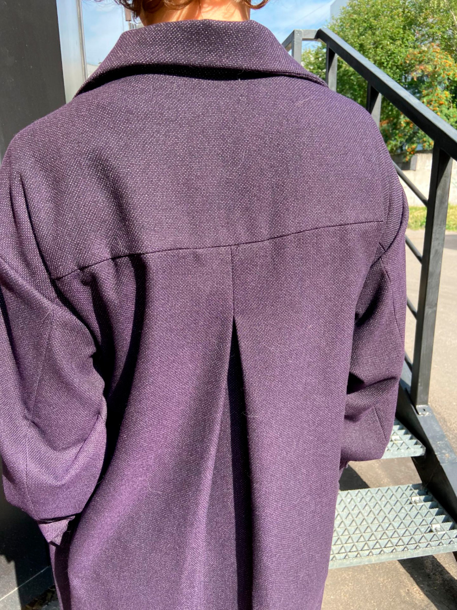 00903 Summer coat pattern — изображение 6