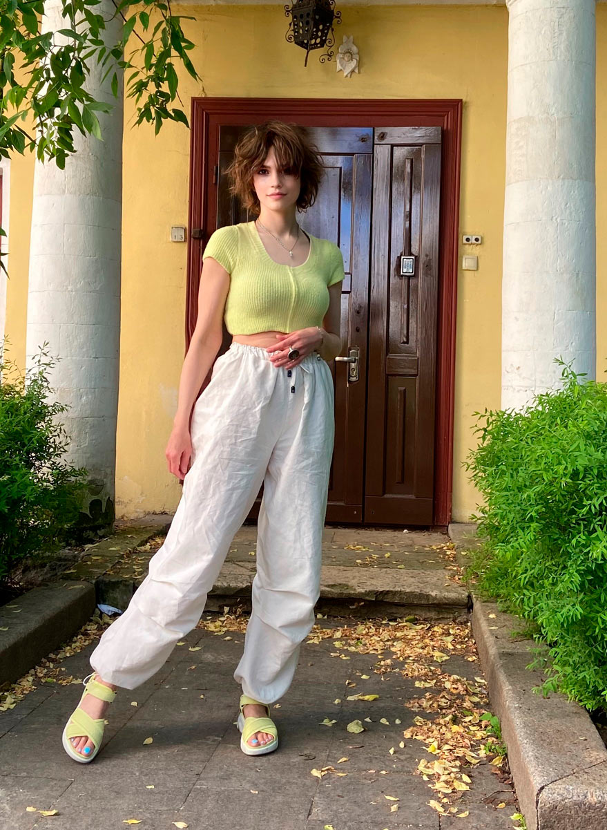 0420 Pattern trousers-parachute — изображение 7