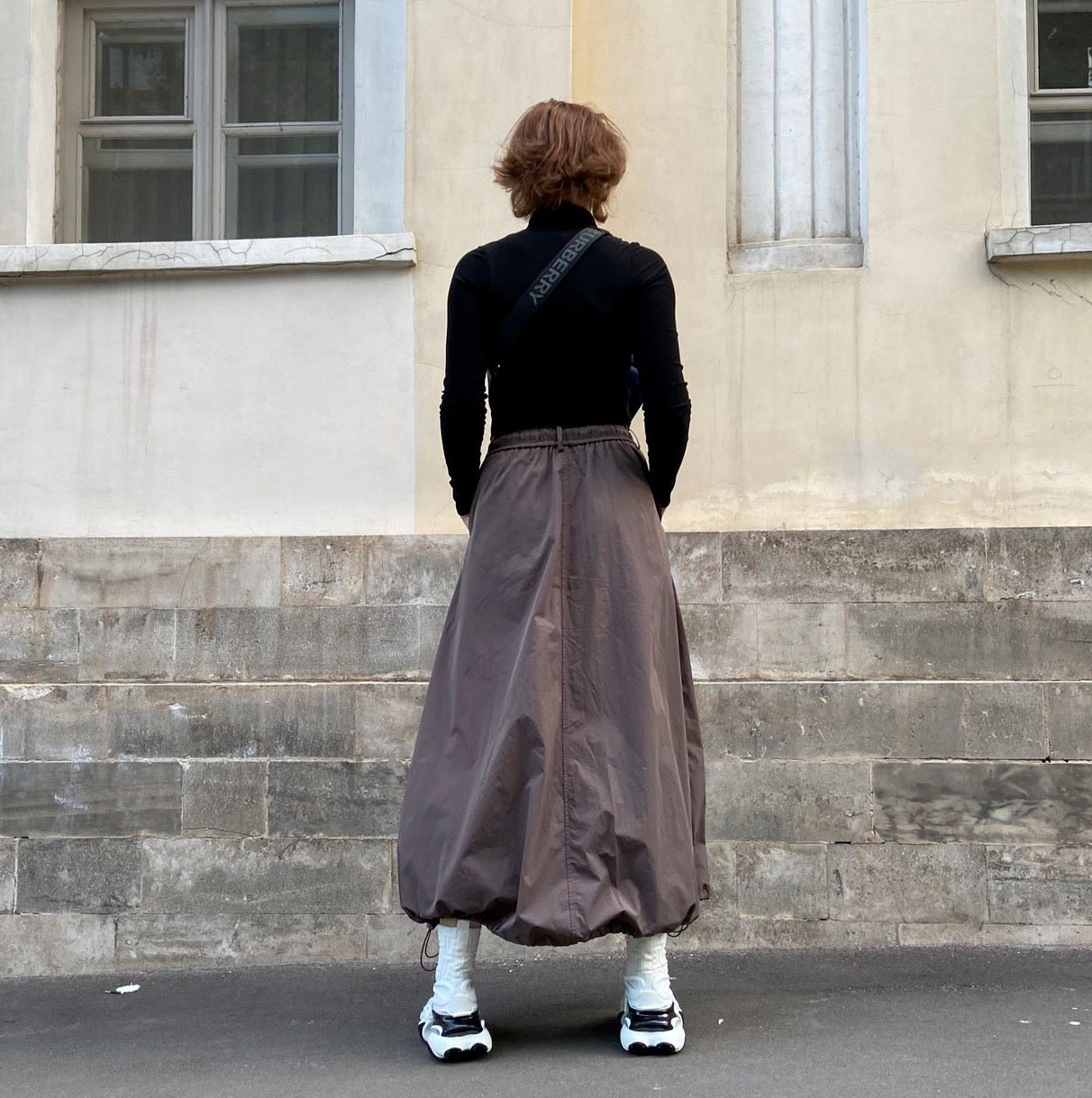 0201 Midi skirt pattern with elastic band — изображение 9