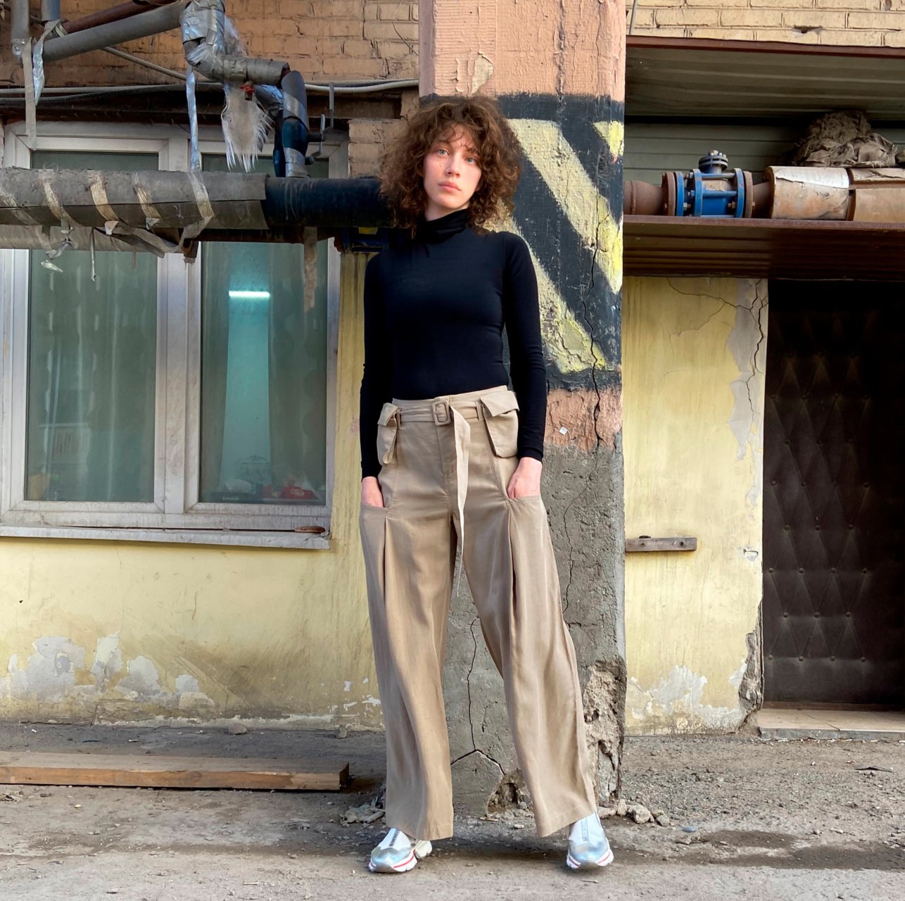 040 Pattern of trousers with removable pockets — изображение 6