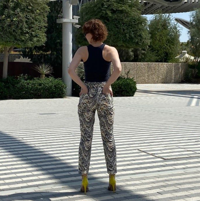 0419 The pattern of trousers of moderate volume, straight silhouette — изображение 8