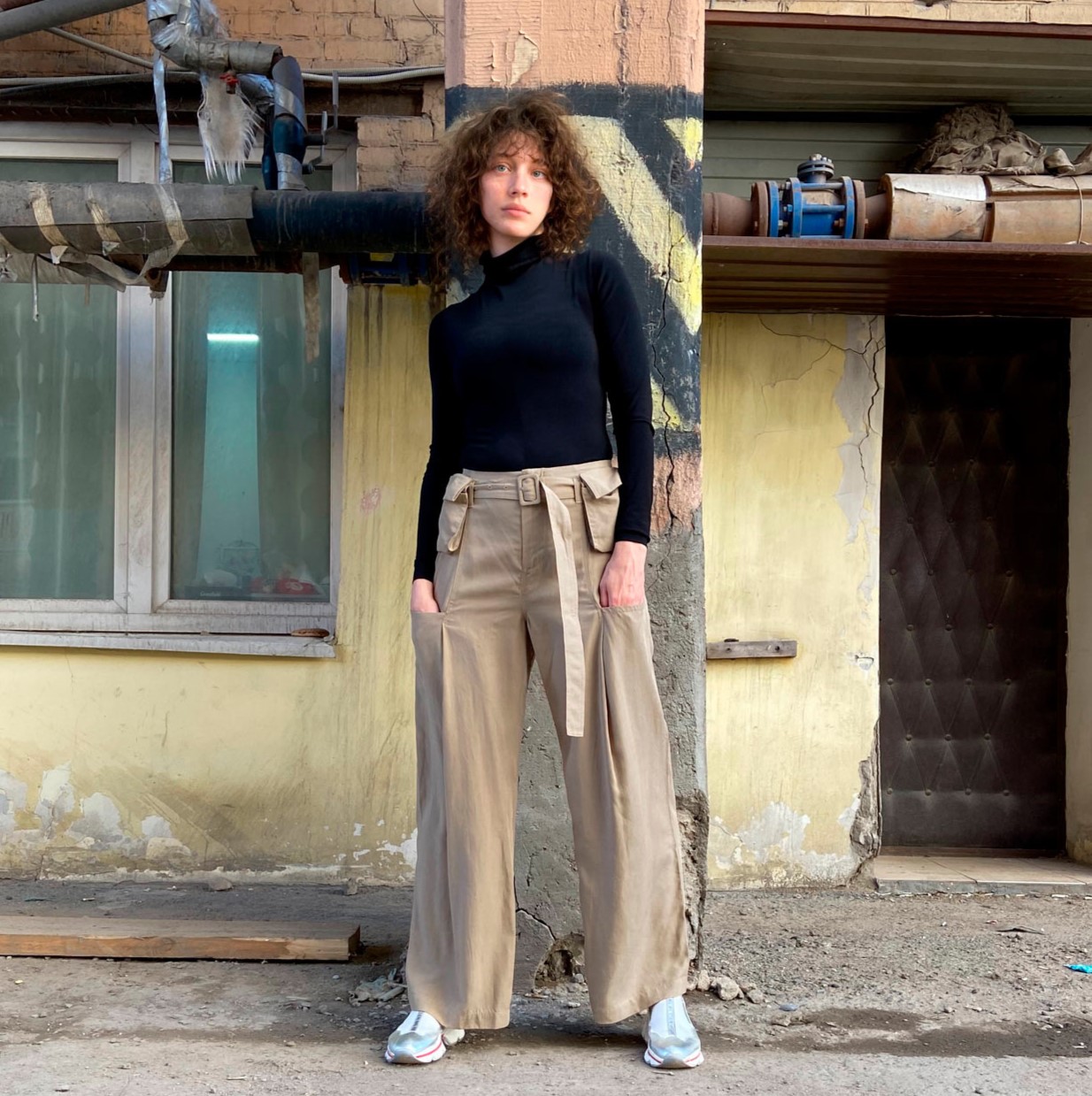 040 Pattern of trousers with removable pockets — изображение 7