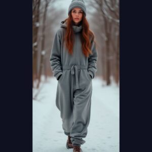 a winter jumpsuit